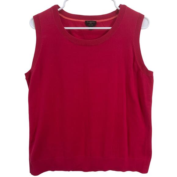 Talbots Tops - Talbots Woman Pima Cotton Pink Sleeveless Tank Top Size 1X Plus